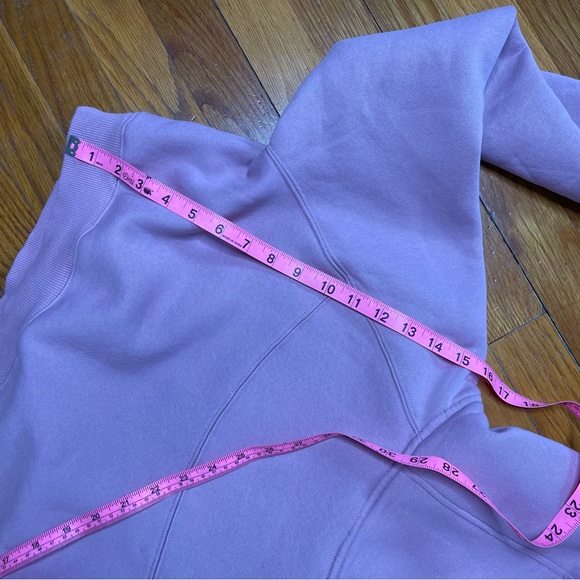 Alphalete Pink Script Logo Cropped Hoodie Women's Size Small - Picture 11 of 13